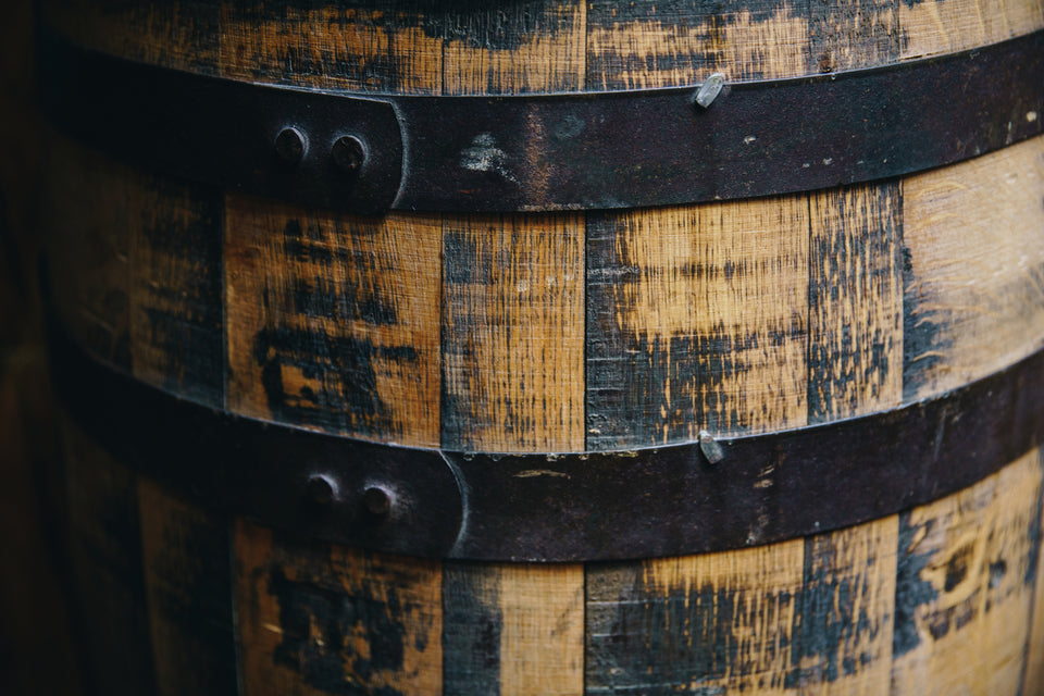 Oak barrels like these are used to age ciders