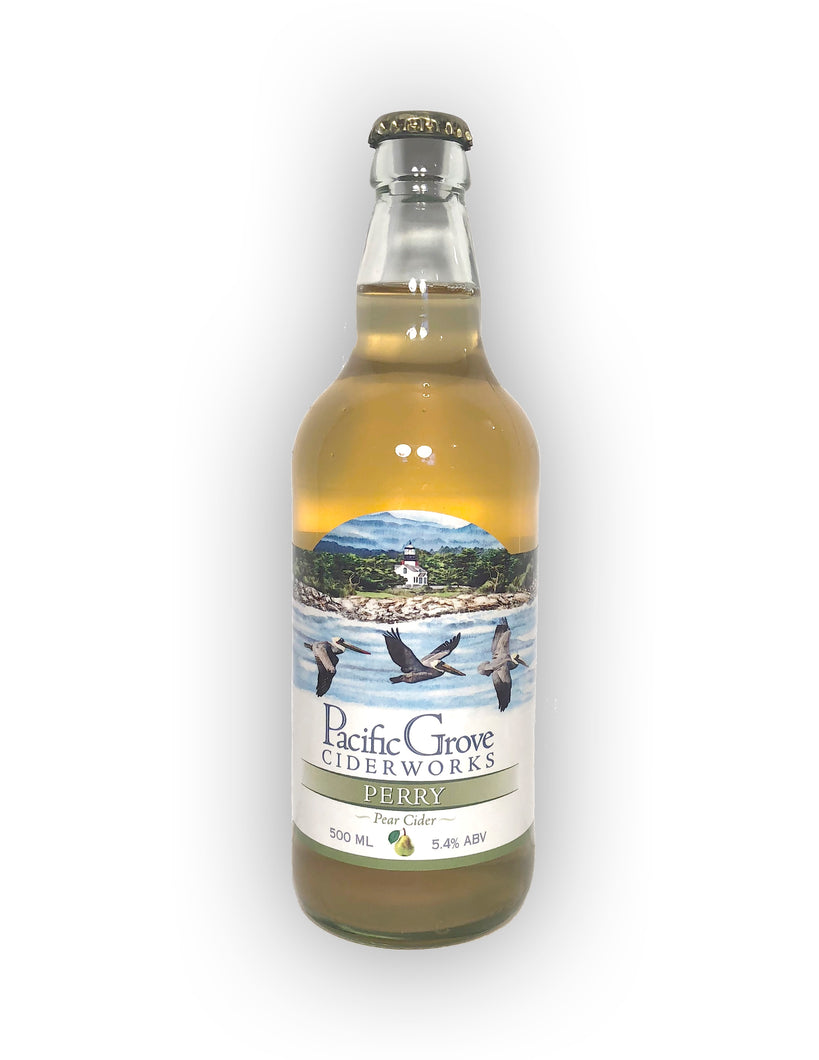 Pear Cider. (Perry). Slightly sweet. Fermented from pure pear juice. 500ml bottle. 5.4% abv.
